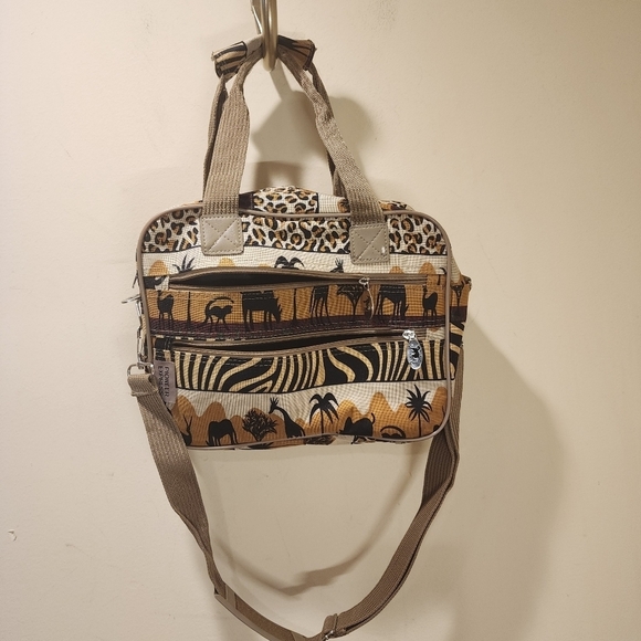 Pioneer Express Vintage Safari Printed travel bag - Picture 7 of 10